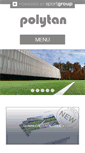 Mobile Screenshot of polytan.com