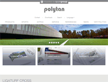 Tablet Screenshot of polytan.com